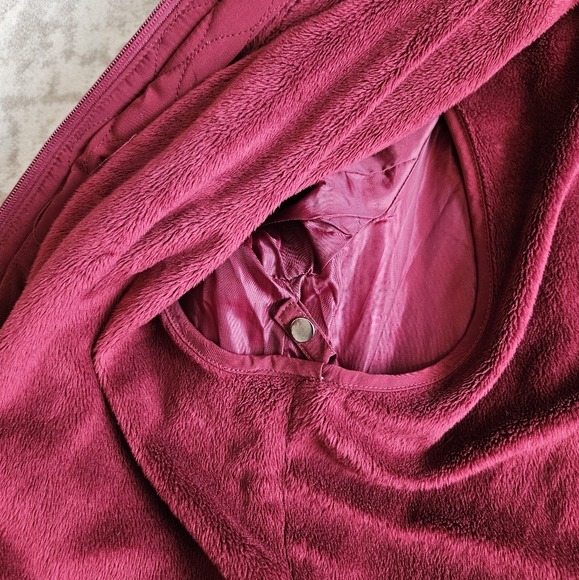 Vintage quilted coat fleece women - Picture 9 of 11